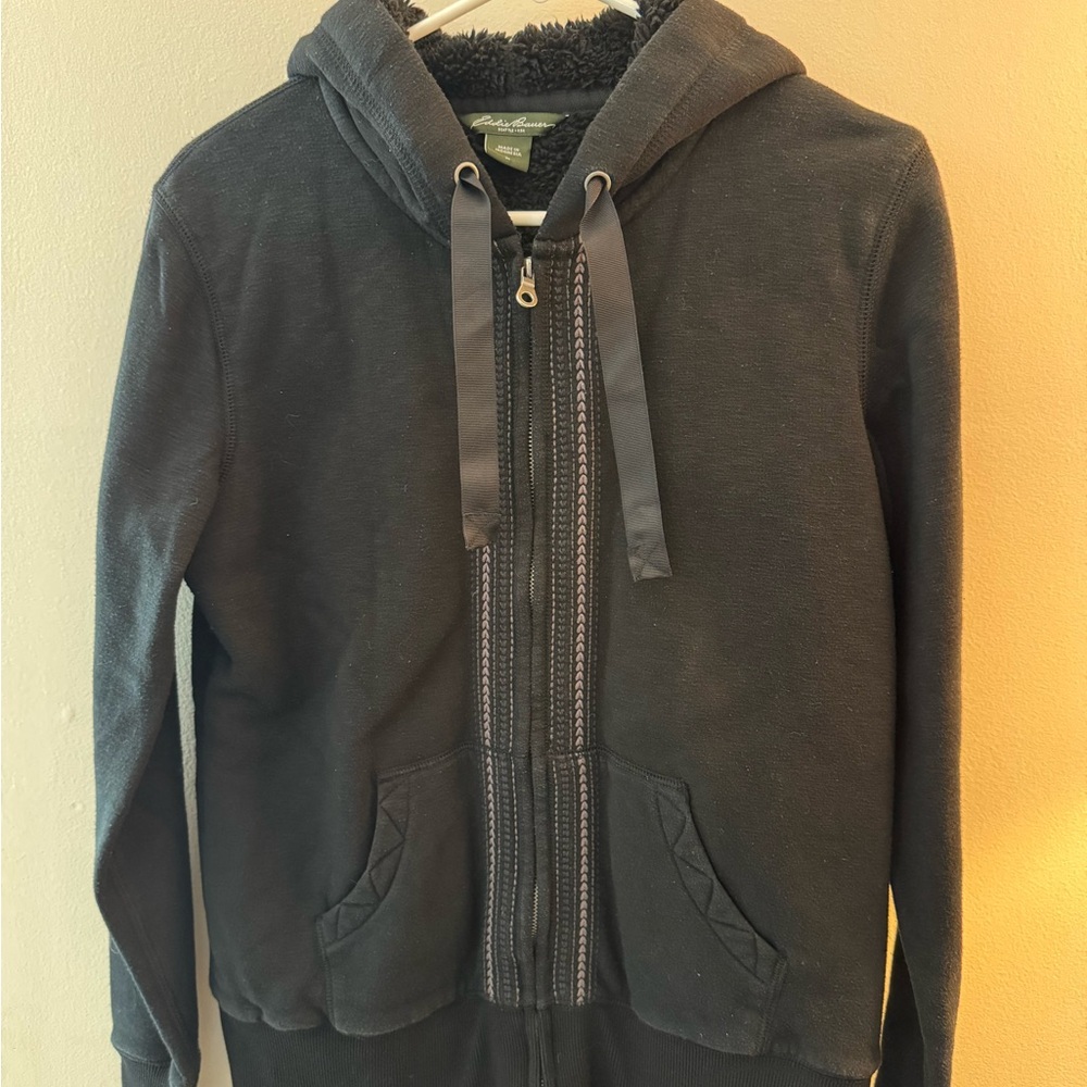 Eddie Bauer Black Hoodie Jacket for Women
